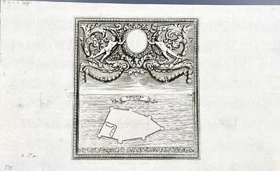(П) Боденер Габриэль Старший (Gabriel I Bodenehr; 1673-1765) - Шлиссельбург (Орешек) – план. ...