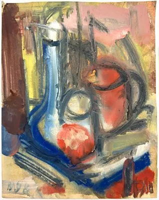 (П) Лукка Валерий Николаевич (г.р. 1945) - Натюрморт. 1998 г. 24 х 30,5 см бумага, акварель, ...