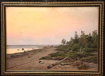 (М) Лагорио Лев Феликсович (1826-1905) - Дарьяльское ущелье. Кавказ. 1895 г. Бумага на картоне, ...