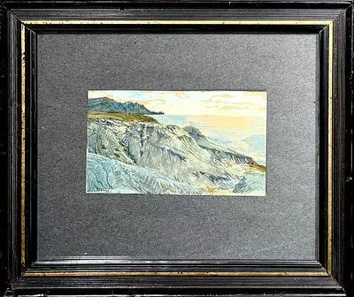 (М) Бенуа Александр Николаевич (1870-1960) - Крымский пейзаж. 1916 г. Бумага, акварель, белила. ...