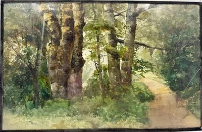 (П) [Приписывается] Денисов-Уральский Алексей Кузьмич (1864-1926) - Павловский парк. Начало XX ...
