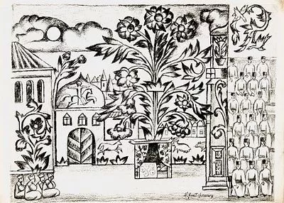 (М)* [ТОП-ЛОТ] Крачковский Иосиф Евстафьевич (1854-1914) - Крымский вид. 1912 г. Холст, масло. ...