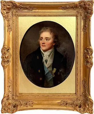 (М) Неизвестный художник. - Портрет графа Густава Армфельта. 1790-1794 гг. Холст, масло. 34 х ...