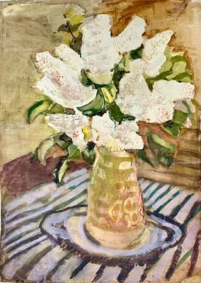 (М) Деопик Валентина Павловна (1907-1990) Белая сирень. Конец 1960-х гг.