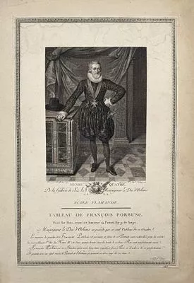 (М) Гравер Пьер Александр Тардьё (1756-1844) по оригиналу Франса Пурбуса Младшего (1569-1622) - ...