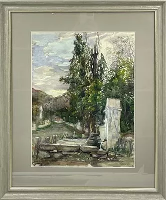 (П) Горб Татьяна Владимировна (1935 - 2013) Заброшенный портик.