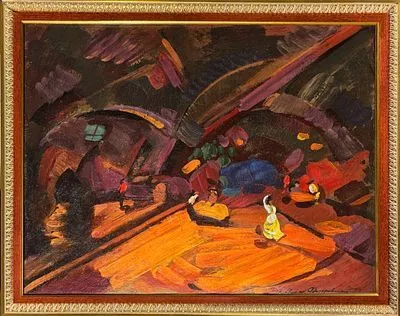 (М) Федоровский Федор Федорович (1883-1955) В таверне. Эскиз театральной декорации к опере "Кармен". 1922 г.