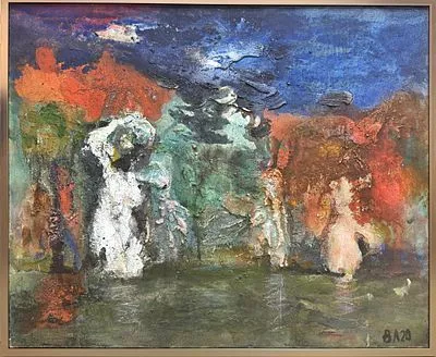 * (П) Лукка Валерий Николаевич (1945 г.р.) - Скоро осень. 2020 г. Холст, смешанная техника. 90 ...