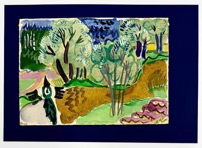 (М) Маврина Татьяна Алексеевна (1900-1996) Осенний пейзаж на Истре. 1977 г.